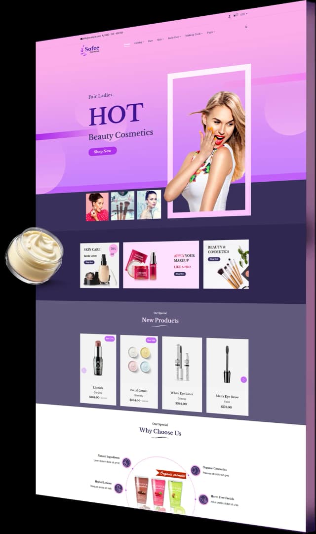Beauty eCommerce Website