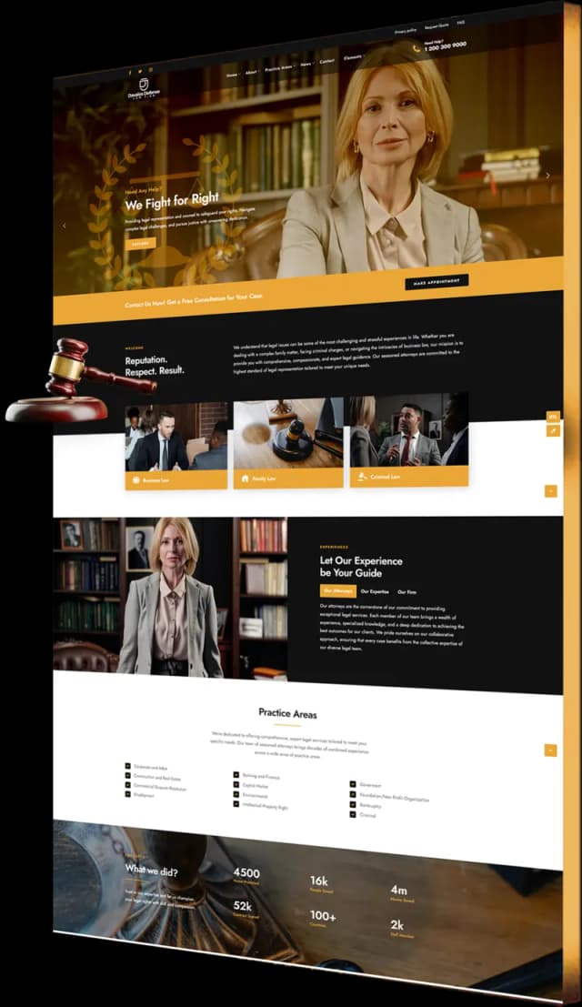 Law Firm Portal Design