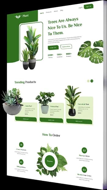 Plant WordPress Website